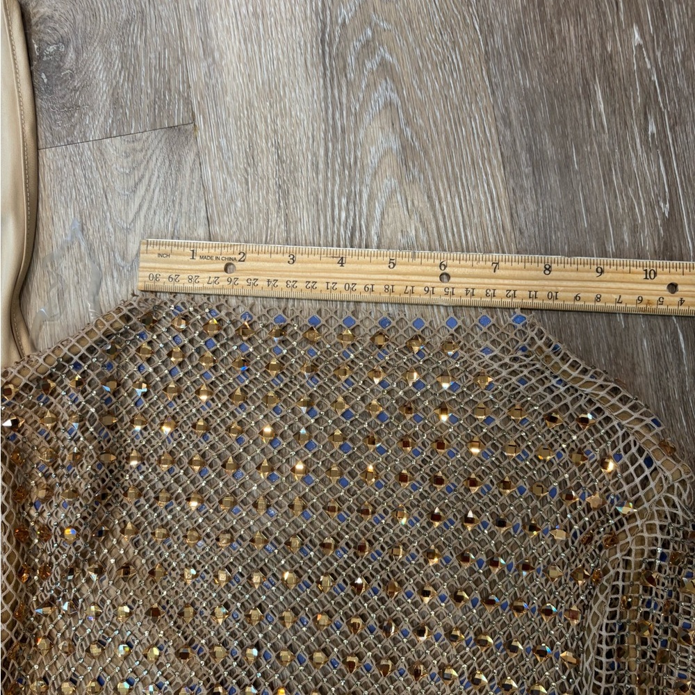Brand New! Mew Mew Rhinestone Mesh Dress Size Medium - Picture 16 of 16
